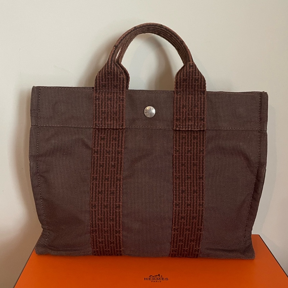 Authentic Hermès canvas bag